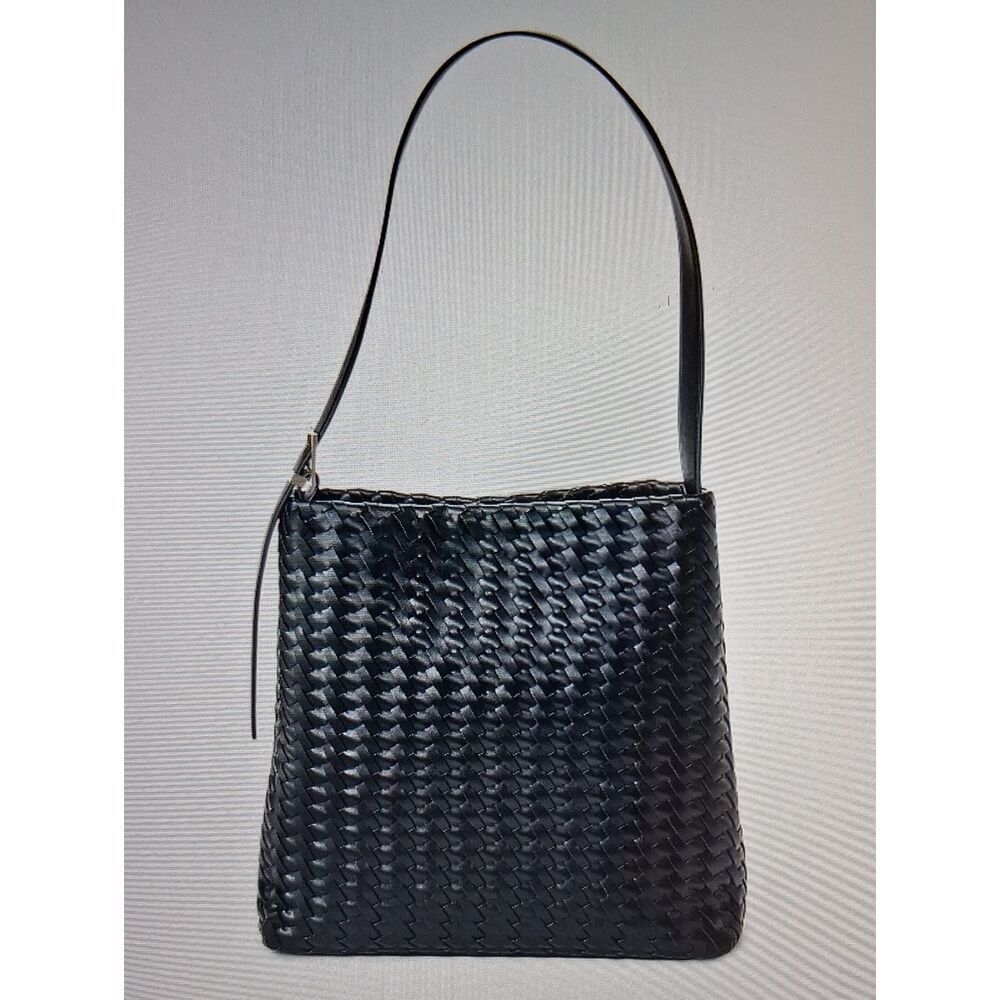 A New Day Black Woven Bucket Bag New In Original Packaging